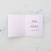 Waterverf papavers sympathie dank u bedankkaart (Binnen)