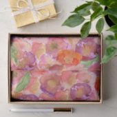 Waterverf papavers Tissuepapier (Geschenk)