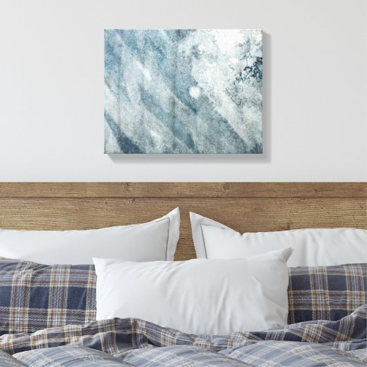 Waterverf papier. canvas afdruk (Insitu (Slaapkamer))