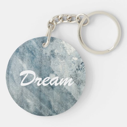 Waterverf papier. sleutelhanger (Achterkant)