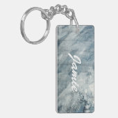 Waterverf papier. sleutelhanger (Voorkant Links)