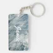 Waterverf papier. sleutelhanger (achterkant)