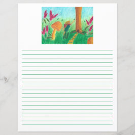 Waterverf — Papier voor papierwaren of artikelblad