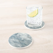 Waterverf papier. zandsteen onderzetter (Zijkant)