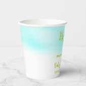 Waterverf Papieren Bekers (Voorkant)