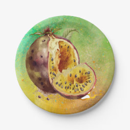 waterverf papieren bordje