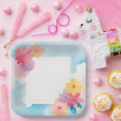 waterverf papieren bordje (Feest)