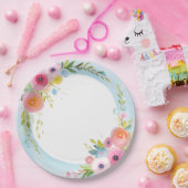 waterverf papieren bordje (Feest)