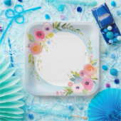 waterverf papieren bordje (Feest)