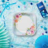 waterverf  papieren bordje (Feest)