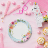 waterverf papieren bordje (Feest)