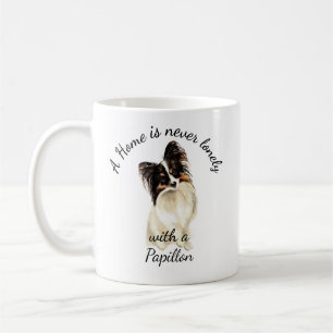 Waterverf Papillon Dog Pet Animal Koffiemok