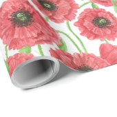 Waterverf paprika's floreel verpakkingspapier cadeaupapier (Rol Hoek)