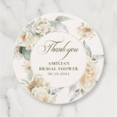 Waterverf parels en prosecco Bruidsfeest cadeautje Bedankjes Labels (Voorkant)