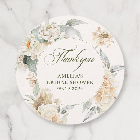 Waterverf parels en Prosecco Vrijgezellenfeest gun Bedankjes Labels (Achterkant)