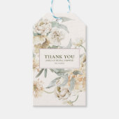 Waterverf parels en Prosecco Vrijgezellenfeest gun Cadeaulabel (Voorkant)