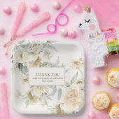 Waterverf parels en prosecco Vrijgezellenfeest Papieren Bordje (Feest)