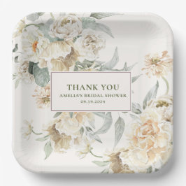 Waterverf parels en prosecco Vrijgezellenfeest Papieren Bordje