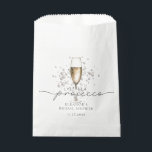 Waterverf Parels & Prosecco Vrijgezellenfeest Favo Bedankzakje<br><div class="desc">Waterverf Parels & Prosecco Vrijgezellenfeest Favor Bag</div>