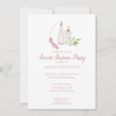 Waterverf parfumflesje Sweet Sixteen Verjaardag Kaart (Voorkant)