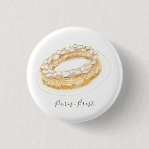 Waterverf Parijs-Brest Ronde Button 3,2 Cm