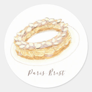 Waterverf Parijs-Brest Ronde Sticker