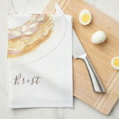 Waterverf Parijs-Brest Theedoek (Quarter Fold)