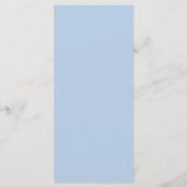 Waterverf Parijs Huwelijksmenu Menu (Achterkant)