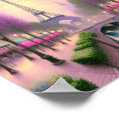 Waterverf Parijs Poster (Hoek)