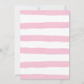 Waterverf Paris Bruidsdouche Uitnodiging - Roze (Achterkant)