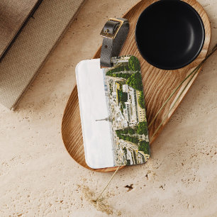 Waterverf Paris Destination Bagagelabel