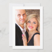 Waterverf Paris Destination Wedding Monogram Kaart (Achterkant)