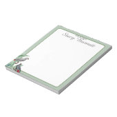 Waterverf Parrot Green gepersonaliseerd vanaf het Notitieblok (Linkerzijde)