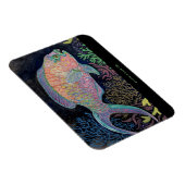 Waterverf Parrotfish Magneet (Rechterzijde)