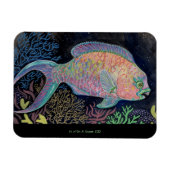 Waterverf Parrotfish Magneet (Horizontaal)