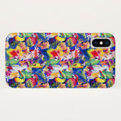 Waterverf parrots Case-Mate iPhone case (Achterkant (horizontaal))