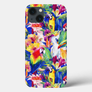 Waterverf parrots Case-Mate iPhone case