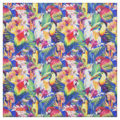 Waterverf parrots stof (Swatch)