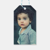 Waterverf Party Dieren Foto Verjaardagsfeest Cadeaulabel (Achterkant)