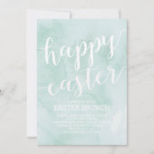 Waterverf Pasen branders uitnodigingen binnenparti (Voorkant)