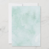 Waterverf Pasen branders uitnodigingen binnenparti (Achterkant)