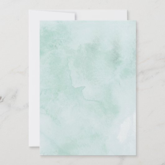 Waterverf Pasen branders uitnodigingen binnenparti (Achterkant)