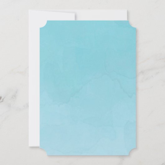 Waterverf Pasen branders uitnodigingen binnenparti (Achterkant)