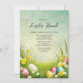 Waterverf Pasen Brunch Egg Hunt Kaart (Voorkant)