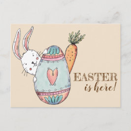 Waterverf Pasen Brunch en Egg Hunt Uitnodiging. Uitnodiging Briefkaart