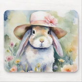 Waterverf Pasen Bunny Muismat (Voorkant)