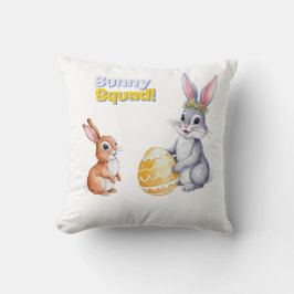 Waterverf Pasen Kaart voor de lente Feestdagen Kussen