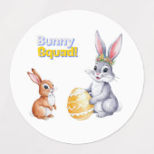 Waterverf Pasen Kaart voor de lente Feestdagen Labels (Design 1)