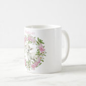 Waterverf Pasen Lam Met Naam Koffiemok (Voorkant rechts)