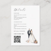 Waterverf Passen getrouwd Informatiekaartje (Voorkant)